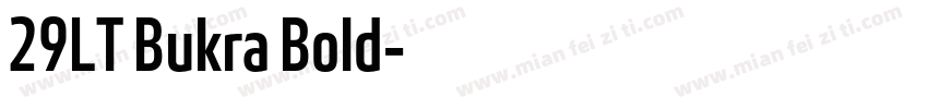 29LT Bukra Bold字体转换